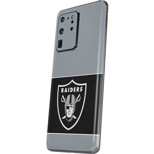 NFL Las Vegas Raiders Zone Block Galaxy S20 Ultra 5G Skin
