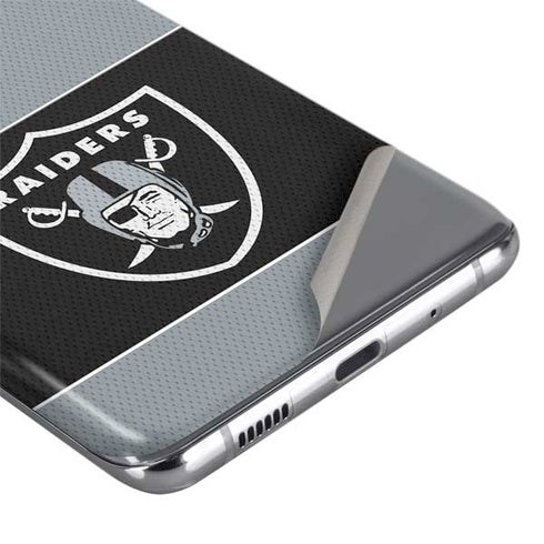 NFL Las Vegas Raiders Zone Block Galaxy S20 Ultra 5G Skin