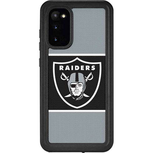 NFL Las Vegas Raiders Zone Block Galaxy S20 Waterproof Case