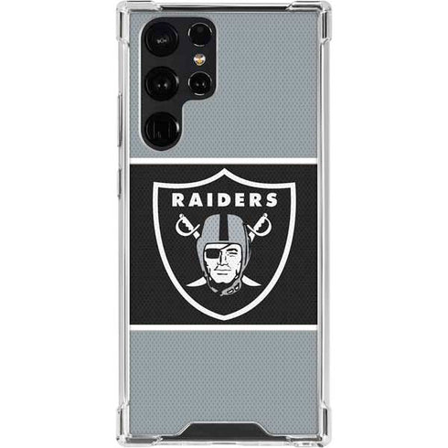 NFL Las Vegas Raiders Zone Block Galaxy S23 Ultra Clear Case