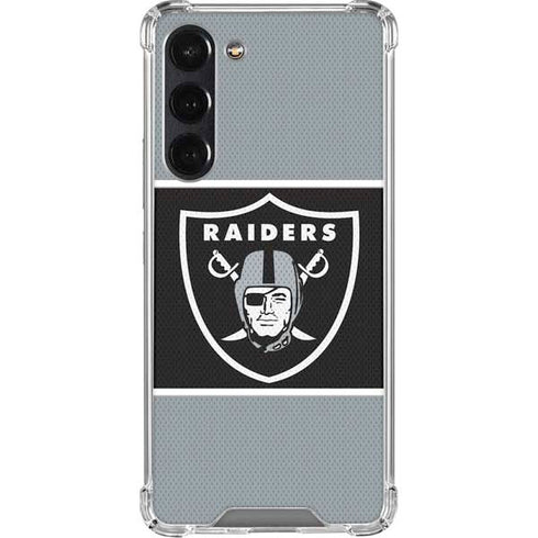 NFL Las Vegas Raiders Zone Block Galaxy S24 FE Clear Case