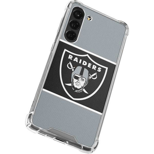 NFL Las Vegas Raiders Zone Block Galaxy S24 FE Clear Case