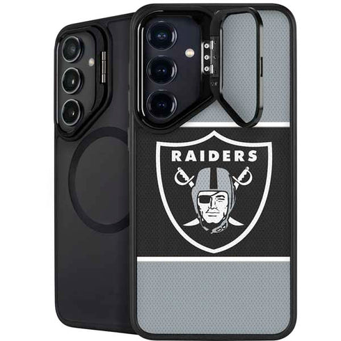 NFL Las Vegas Raiders Zone Block Galaxy S24 FE Kickstand Case