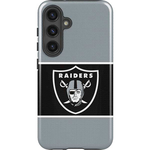 NFL Las Vegas Raiders Zone Block Galaxy S25 Impact Case