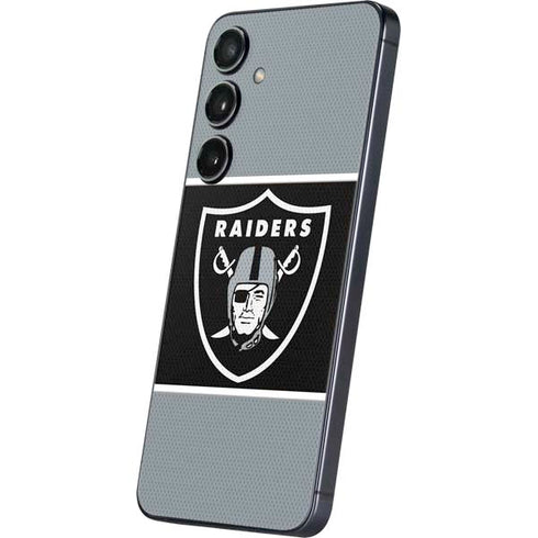 NFL Las Vegas Raiders Zone Block Galaxy S25 Plus Skin