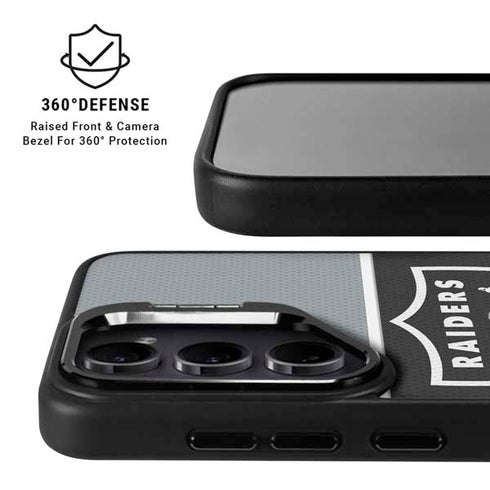 NFL Las Vegas Raiders Zone Block Galaxy S24 Ultra Kickstand Case