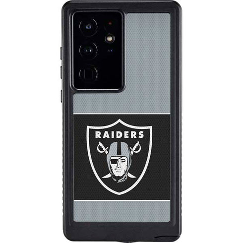 NFL Las Vegas Raiders Zone Block Galaxy S24 Ultra Waterproof Case