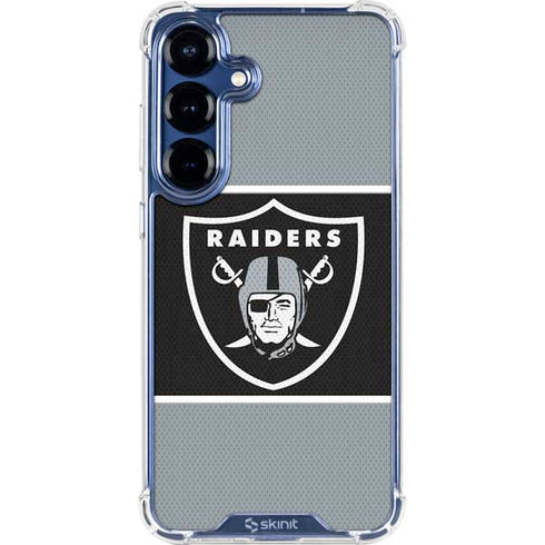 NFL Las Vegas Raiders Zone Block Galaxy S25 Clear Case