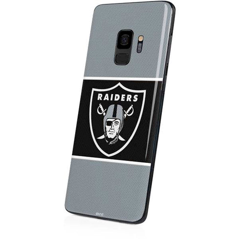 NFL Las Vegas Raiders Zone Block Galaxy S9 Skin