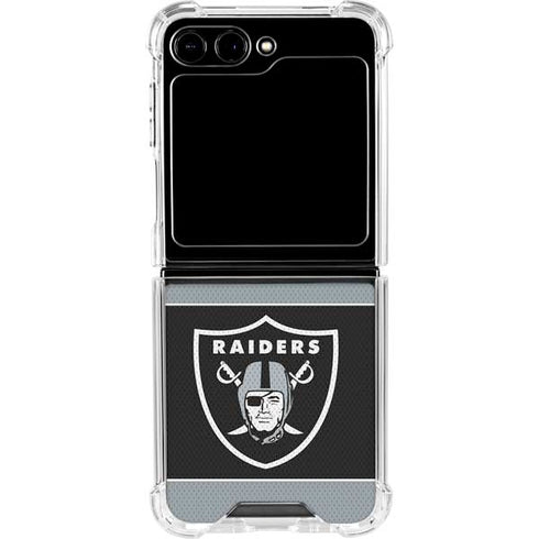 NFL Las Vegas Raiders Zone Block Galaxy Z Flip6 Clear Case