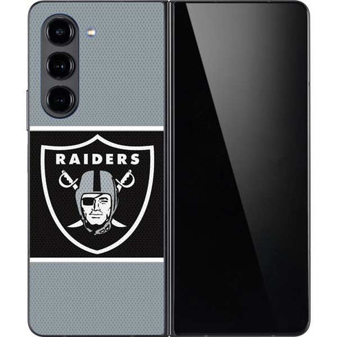 NFL Las Vegas Raiders Zone Block Galaxy Z Fold5 5G Skin