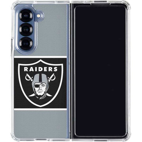 NFL Las Vegas Raiders Zone Block Galaxy Z Fold6 Clear Case