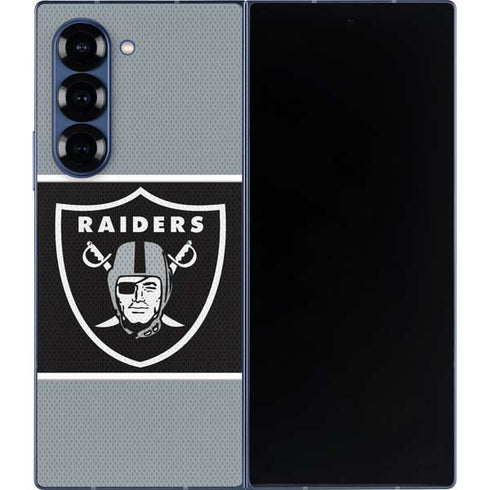 NFL Las Vegas Raiders Zone Block Galaxy Z Fold6 Skin