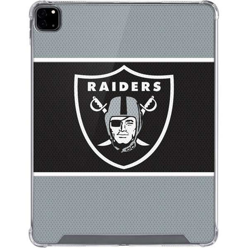 NFL Las Vegas Raiders Zone Block iPad Pro 12.9in (2020) Clear Case