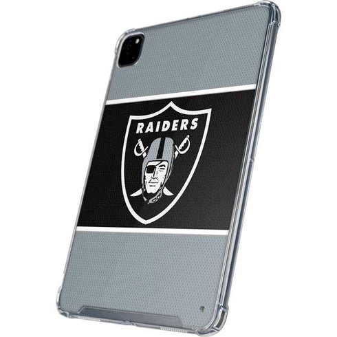 NFL Las Vegas Raiders Zone Block iPad Pro 12.9in (2020) Clear Case