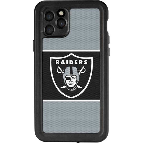 NFL Las Vegas Raiders Zone Block iPhone 11 Pro Waterproof Case