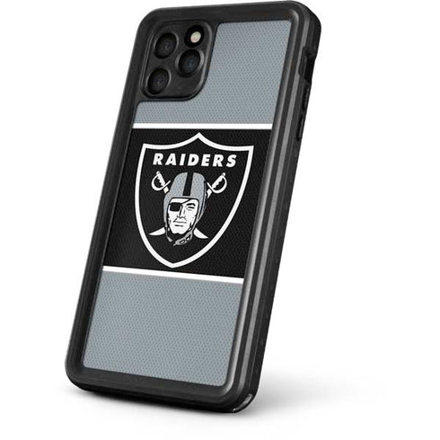 NFL Las Vegas Raiders Zone Block iPhone 11 Pro Waterproof Case