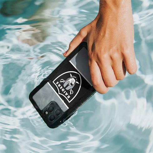 NFL Las Vegas Raiders Zone Block iPhone 11 Pro Waterproof Case