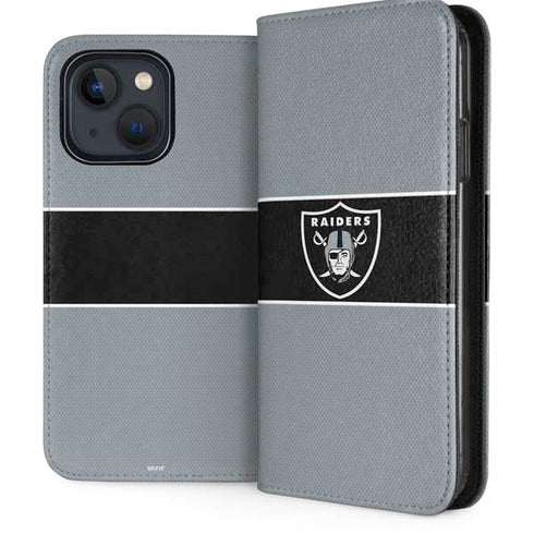 NFL Las Vegas Raiders Zone Block iPhone 14 Folio Case