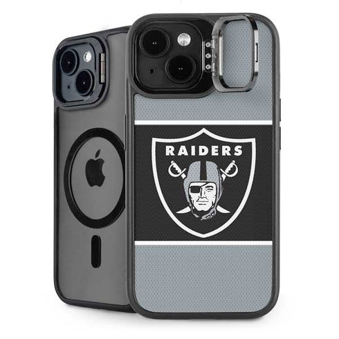 NFL Las Vegas Raiders Zone Block iPhone 14 Plus Kickstand Case
