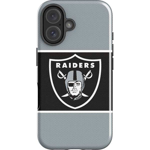 NFL Las Vegas Raiders Zone Block iPhone 16 Impact Case