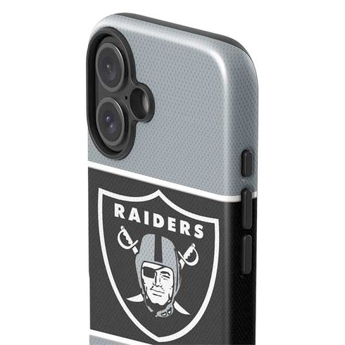 NFL Las Vegas Raiders Zone Block iPhone 16 Impact Case