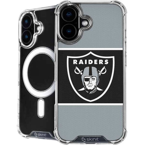NFL Las Vegas Raiders Zone Block iPhone 16 MagSafe Case