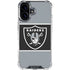 NFL Las Vegas Raiders Zone Block iPhone 16 Plus Clear Case