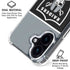 NFL Las Vegas Raiders Zone Block iPhone 16 Plus Clear Case