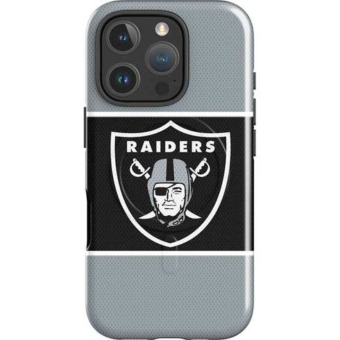 NFL Las Vegas Raiders Zone Block iPhone 16 Pro Magsafe Impact Case