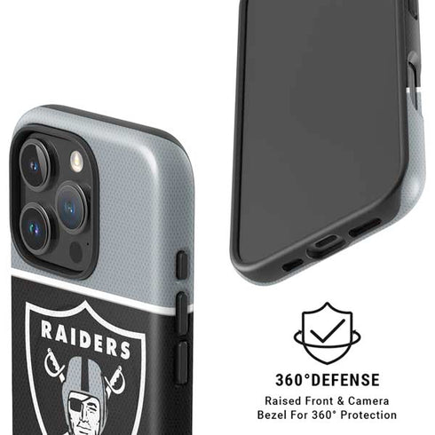 NFL Las Vegas Raiders Zone Block iPhone 16 Pro Magsafe Impact Case
