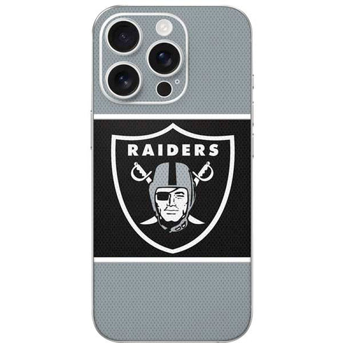 NFL Las Vegas Raiders Zone Block iPhone 16 Pro Skin