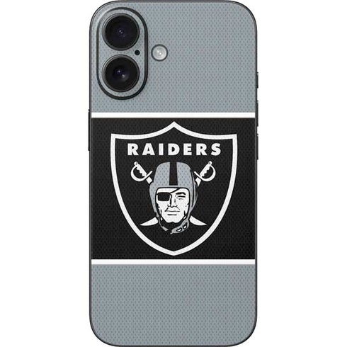 NFL Las Vegas Raiders Zone Block iPhone 16 Skin