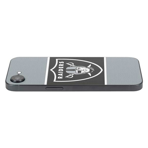 NFL Las Vegas Raiders Zone Block iPhone 16e Skin