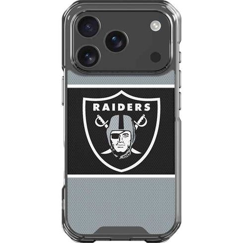 NFL Las Vegas Raiders Zone Block iPhone 18 Pro Clear Case