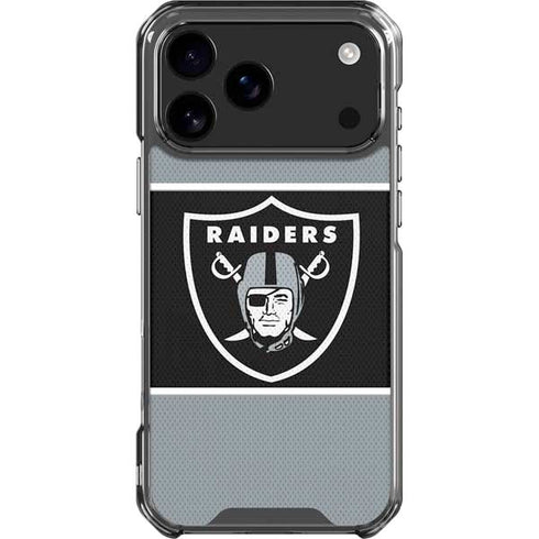 NFL Las Vegas Raiders Zone Block iPhone 18 Pro Max Clear Case