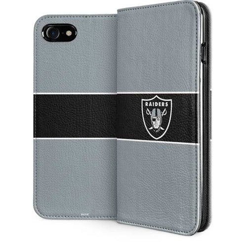 NFL Las Vegas Raiders Zone Block iPhone SE (2nd & 3rd Gen) Folio Case