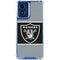 NFL Las Vegas Raiders Zone Block Moto G 5G (2024) Clear Case