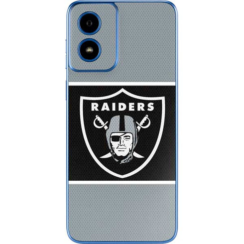 NFL Las Vegas Raiders Zone Block Moto G Play 4G (2024) Skin