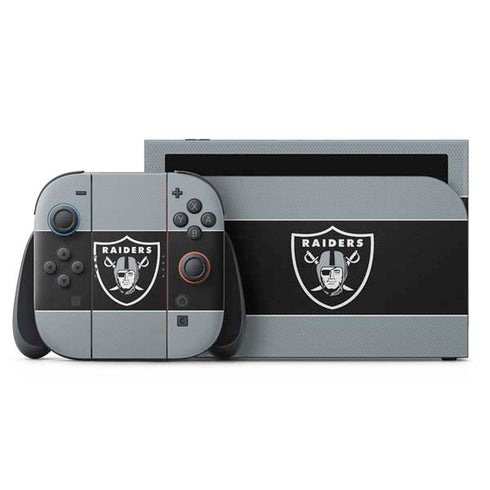 NFL Las Vegas Raiders Zone Block Nintendo Switch 2 (2025) with Joy-Con Skin