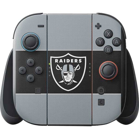 NFL Las Vegas Raiders Zone Block Nintendo Switch 2 (2025) with Joy-Con Skin