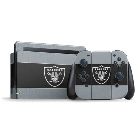 NFL Las Vegas Raiders Zone Block Nintendo Switch Bundle Skin