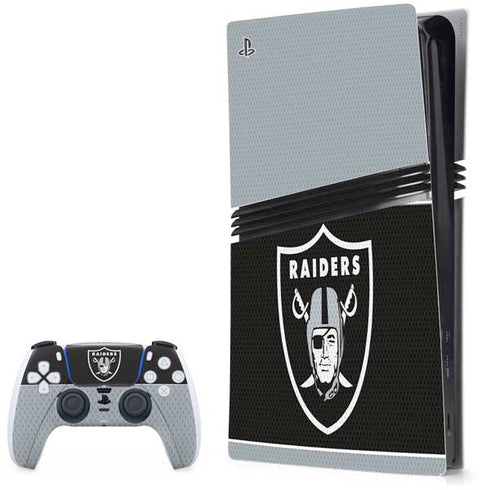 NFL Las Vegas Raiders Zone Block PS5 Pro Bundle Skin