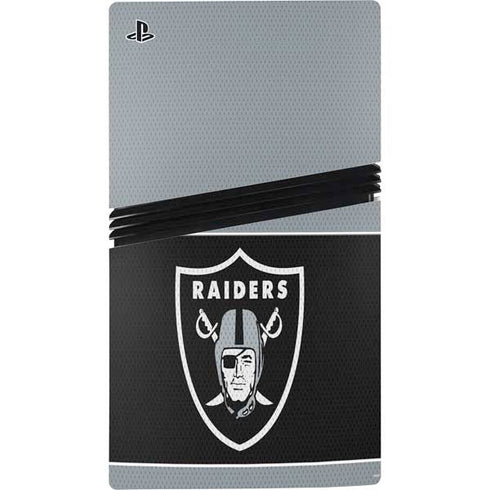 NFL Las Vegas Raiders Zone Block PS5 Pro Bundle Skin