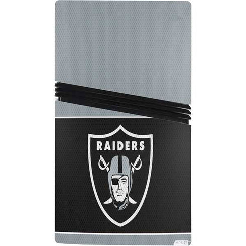 NFL Las Vegas Raiders Zone Block PS5 Pro Bundle Skin
