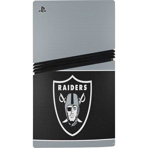 NFL Las Vegas Raiders Zone Block PS5 Pro Console Skin