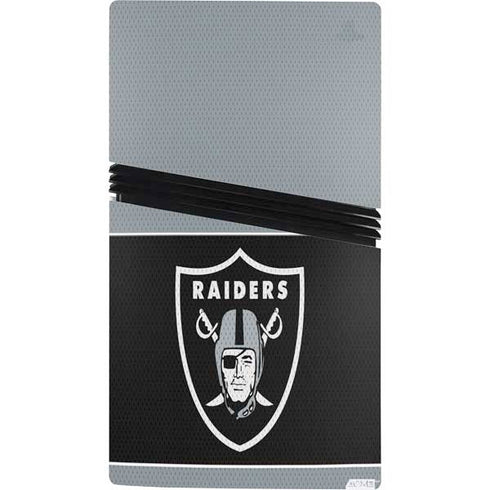 NFL Las Vegas Raiders Zone Block PS5 Pro Console Skin