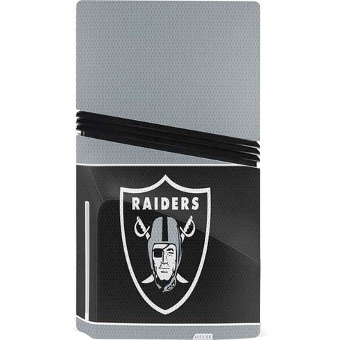 NFL Las Vegas Raiders Zone Block PS5 Pro Disk Console Skin