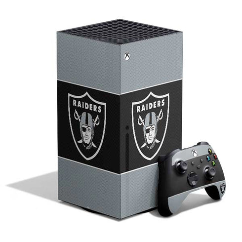 NFL Las Vegas Raiders Zone Block XBox Series X Digital Edition Bundle Skin