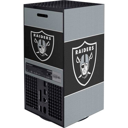 NFL Las Vegas Raiders Zone Block XBox Series X Digital Edition Bundle Skin